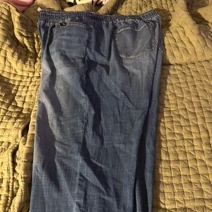 Blue Lane Bryant cropped pants